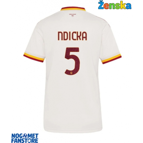 AS Roma Evan Ndicka #5 Gostujuci Dres za Ženska 2026-27 Kratak Rukav